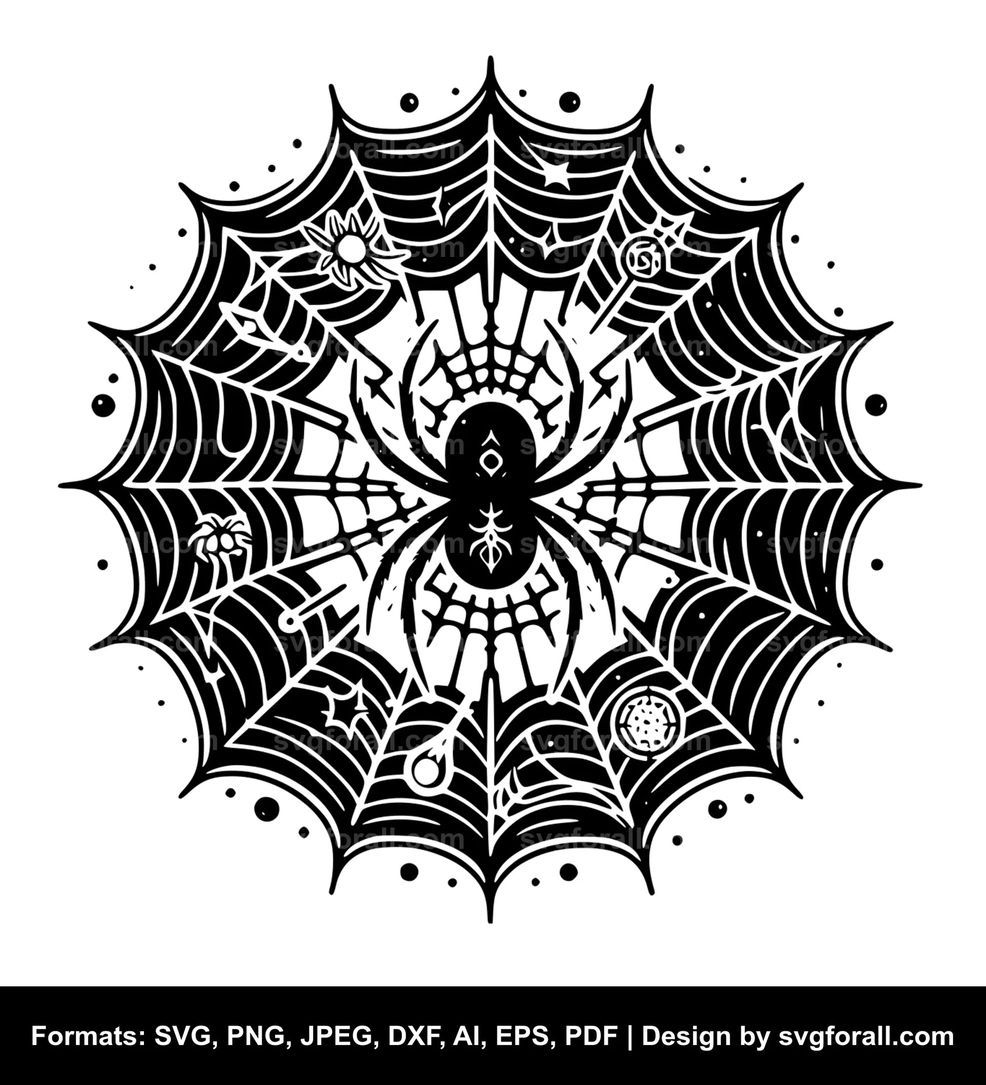 Cobweb Black SVG