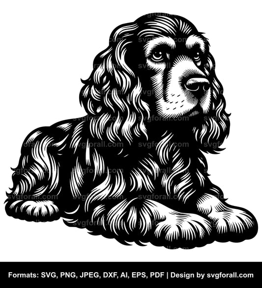 Cocker Spaniel Dog Cricut SVG