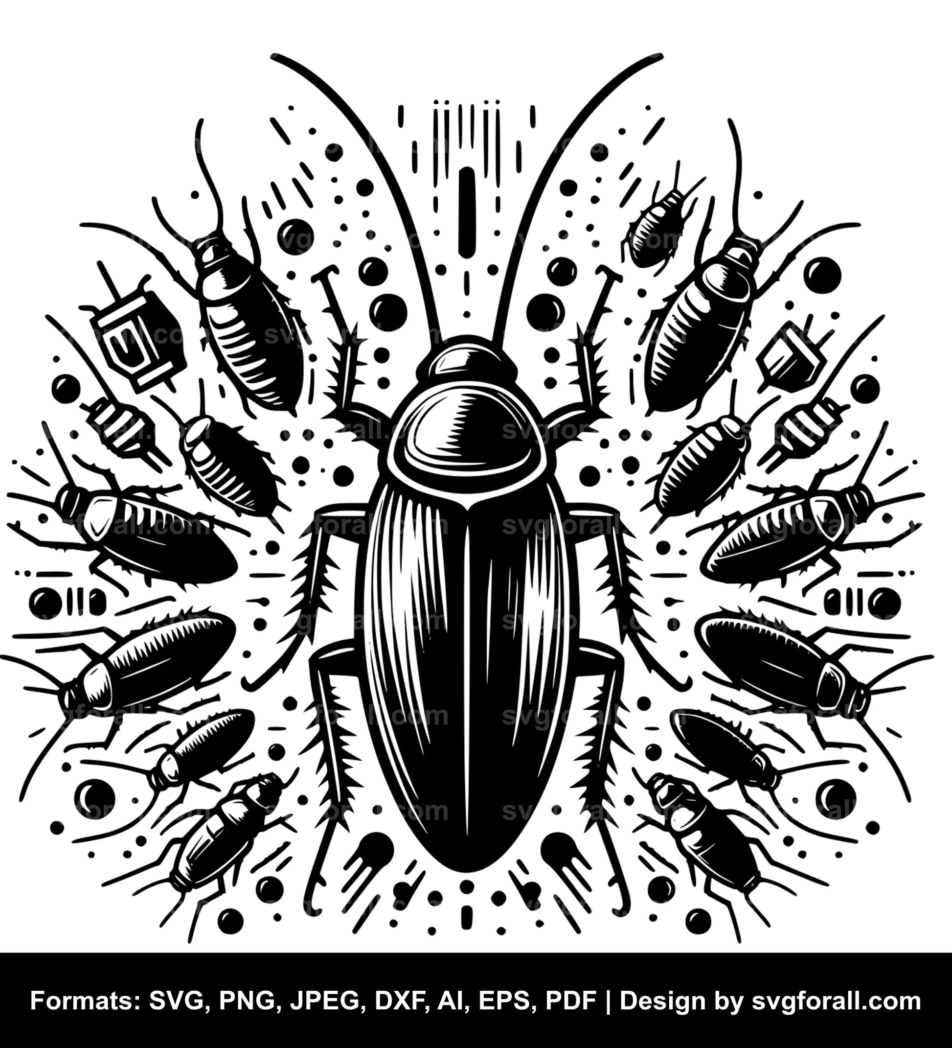 Cockroach SVG Design