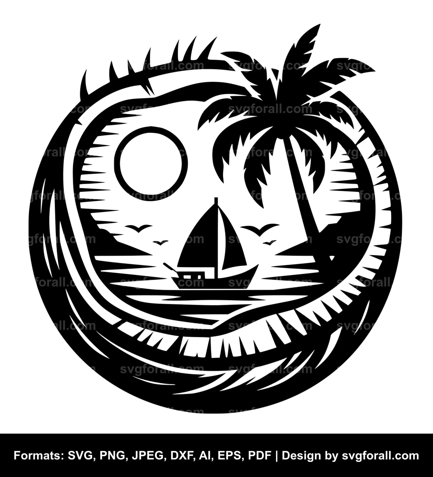 Coconut Vector SVG