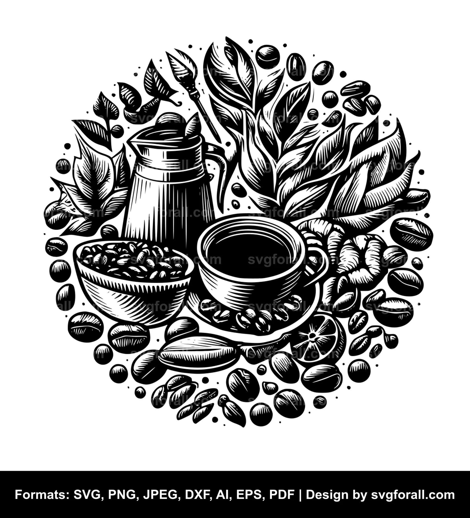 Coffee Grain SVG