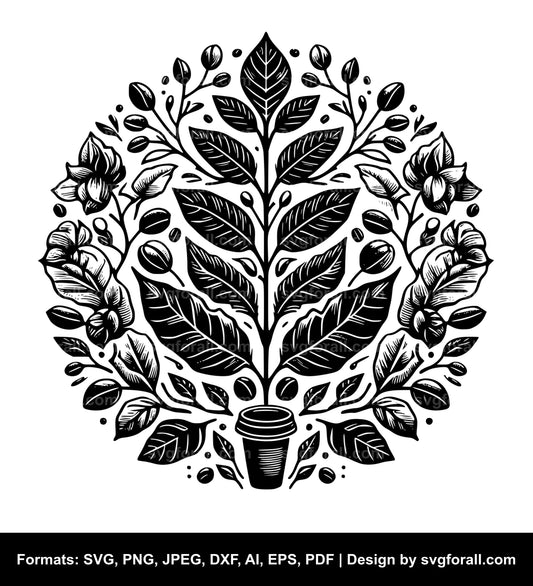 Coffee Plant Cricut SVG