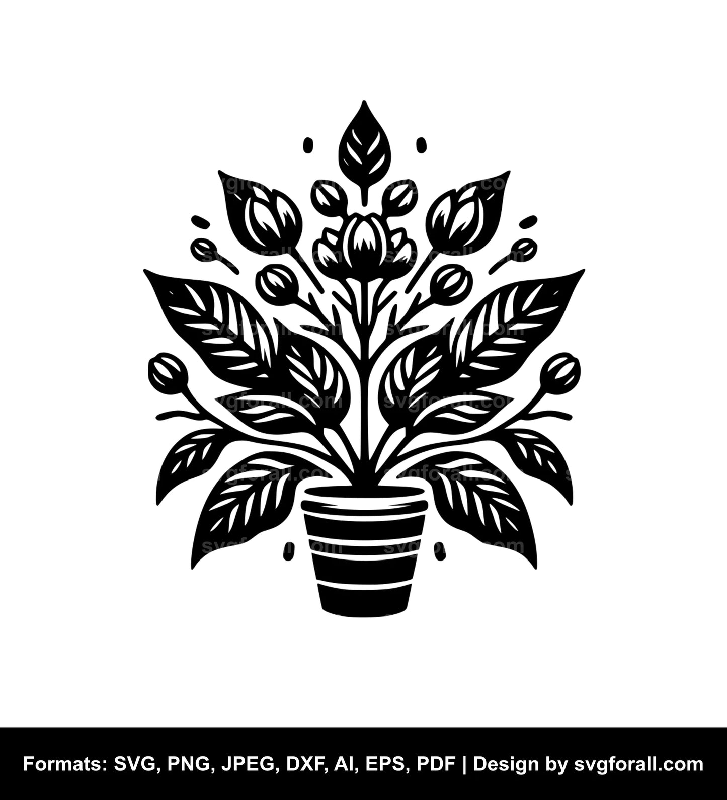 Coffee Plant SVG Design