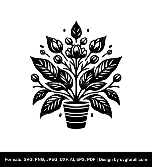 Coffee Plant SVG Design