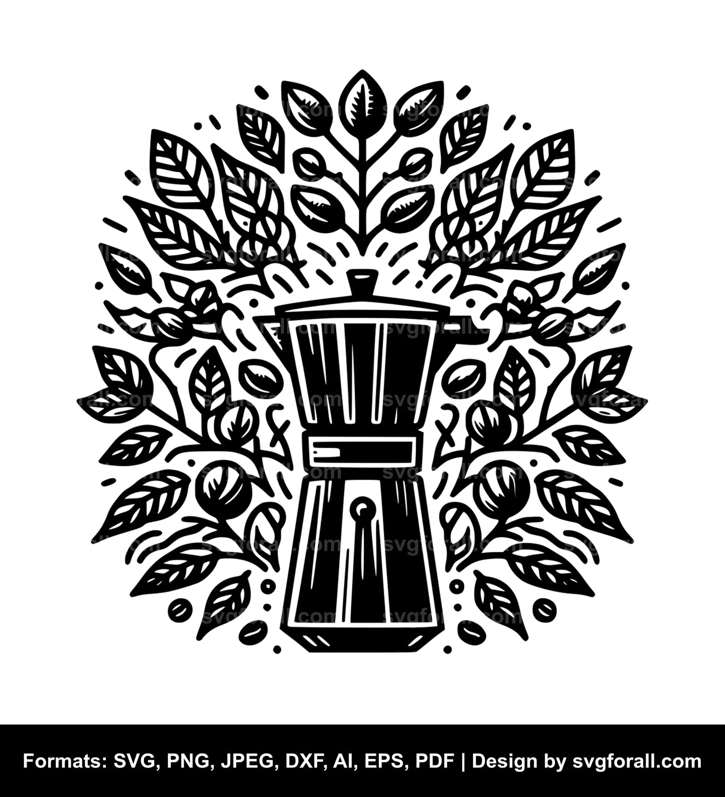 Coffee Plant SVG File