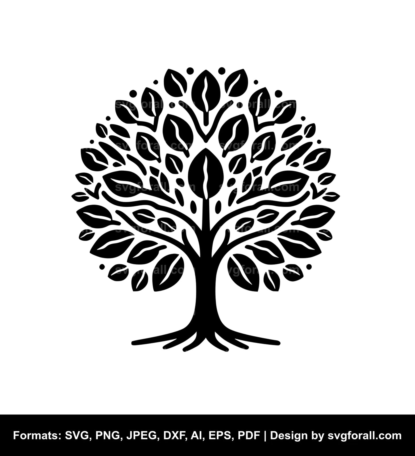 Coffee Tree Vector SVG