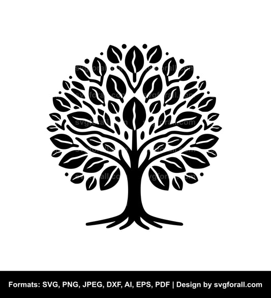 Coffee Tree Vector SVG