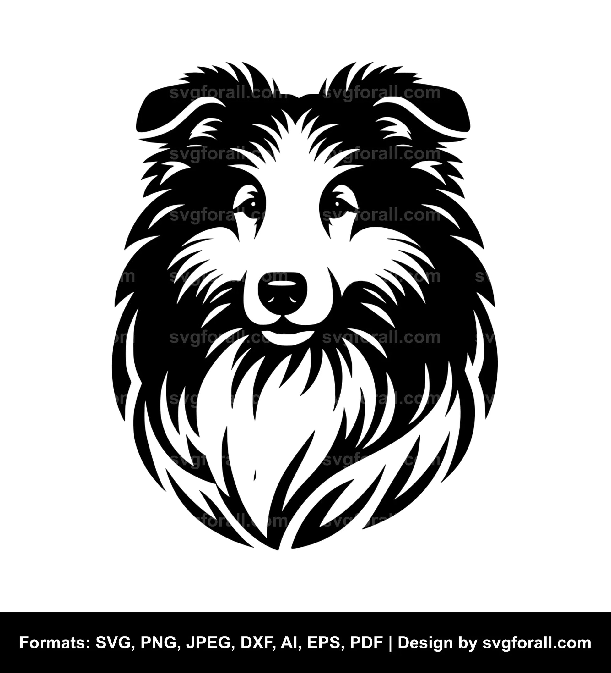 Collie Dog Cricut SVG