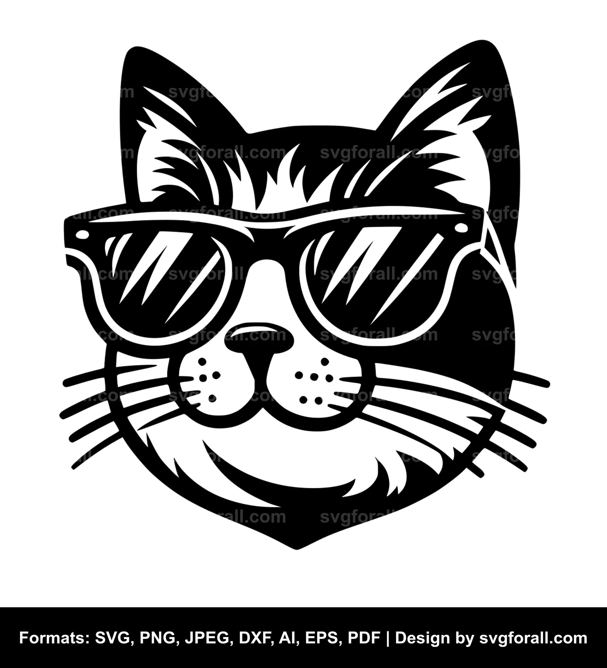 Cool Cat Cricut SVG