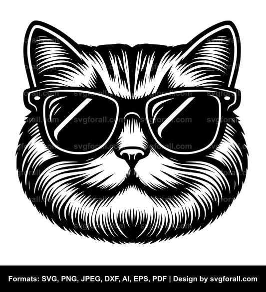 Cool Cat SVG File