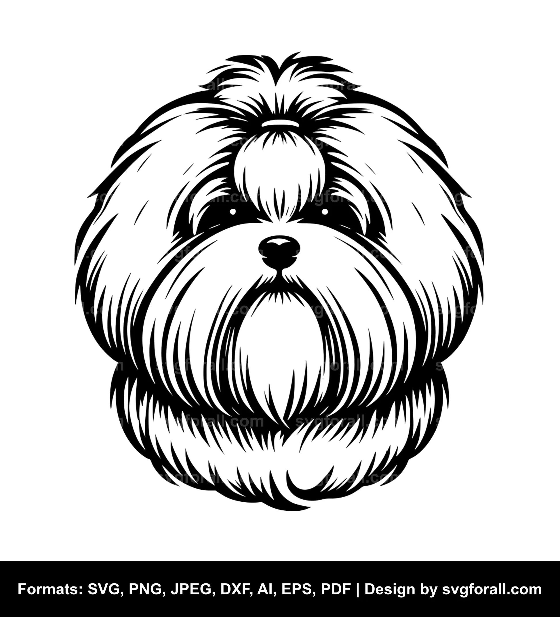 Coton De Tulear Dog Cricut SVG