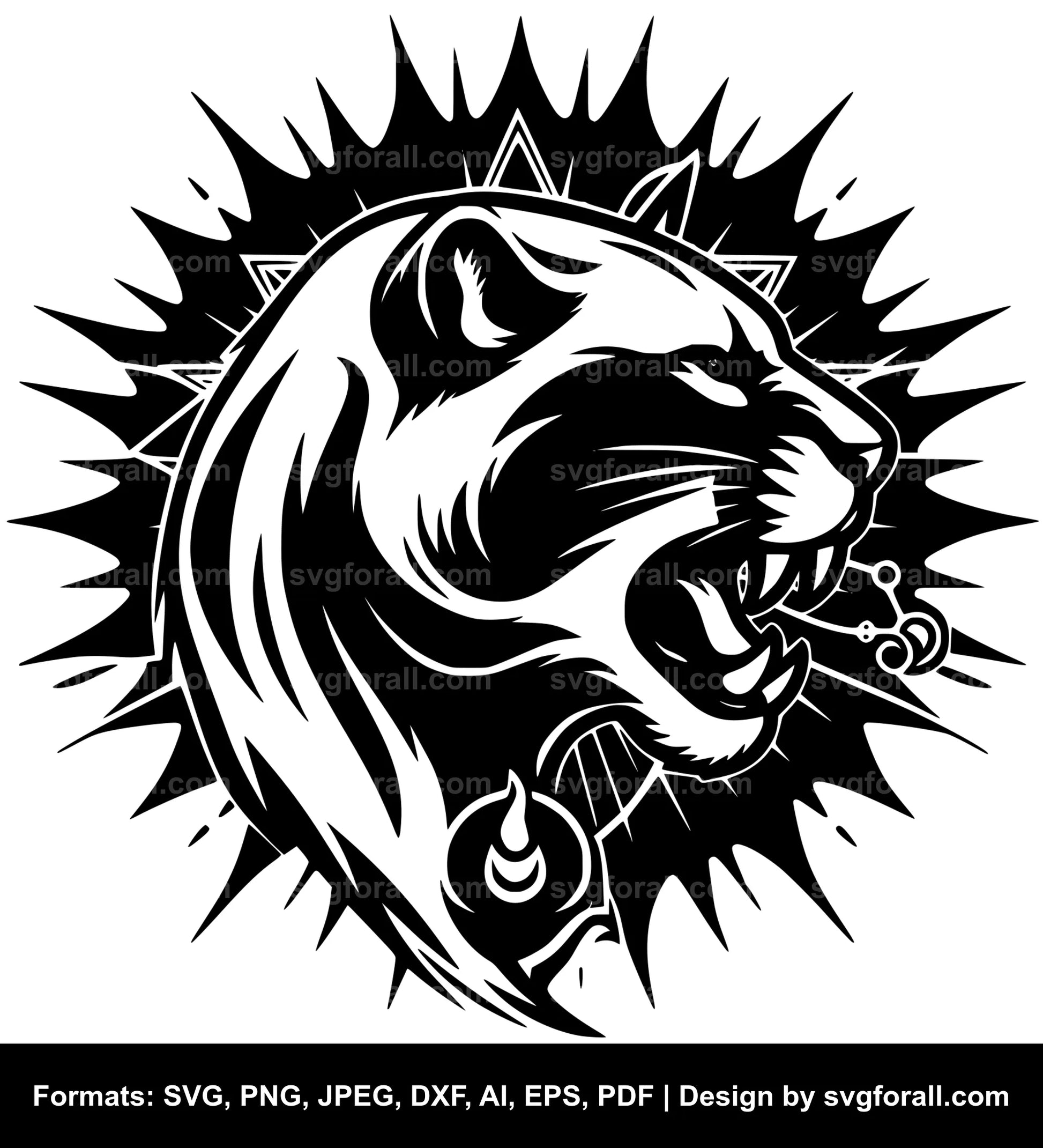 Cougar SVG Design