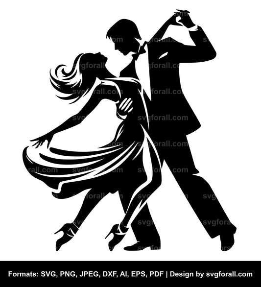 Couple Dancing Cricut SVG