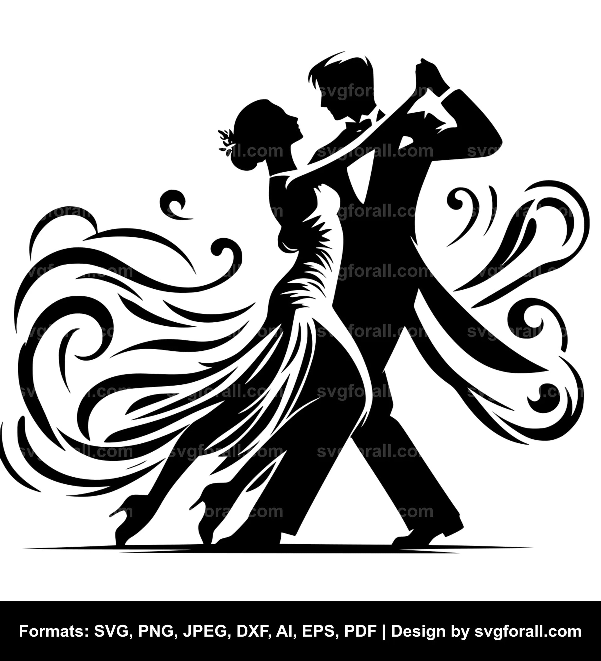 Couple Dancing SVG