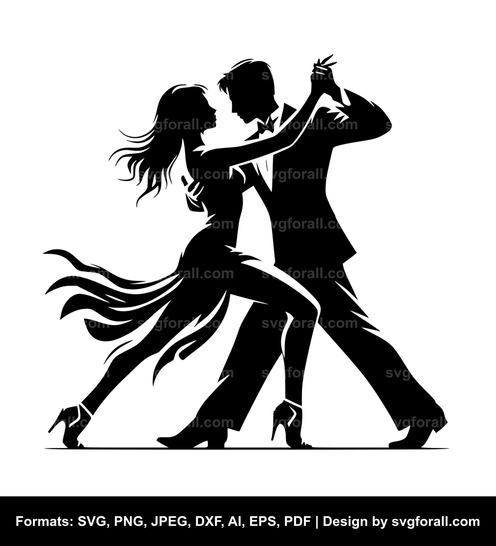 Couple Dancing SVG PNG