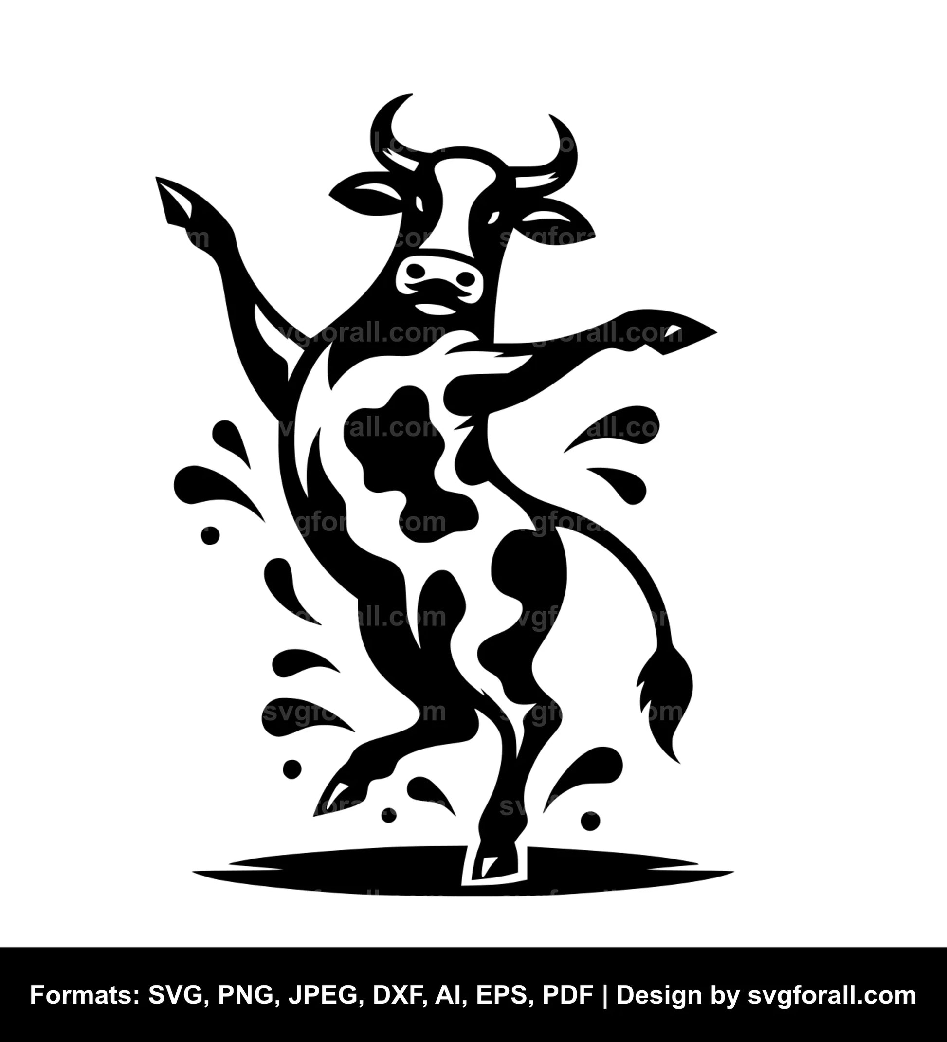 Cow Cricut SVG Design