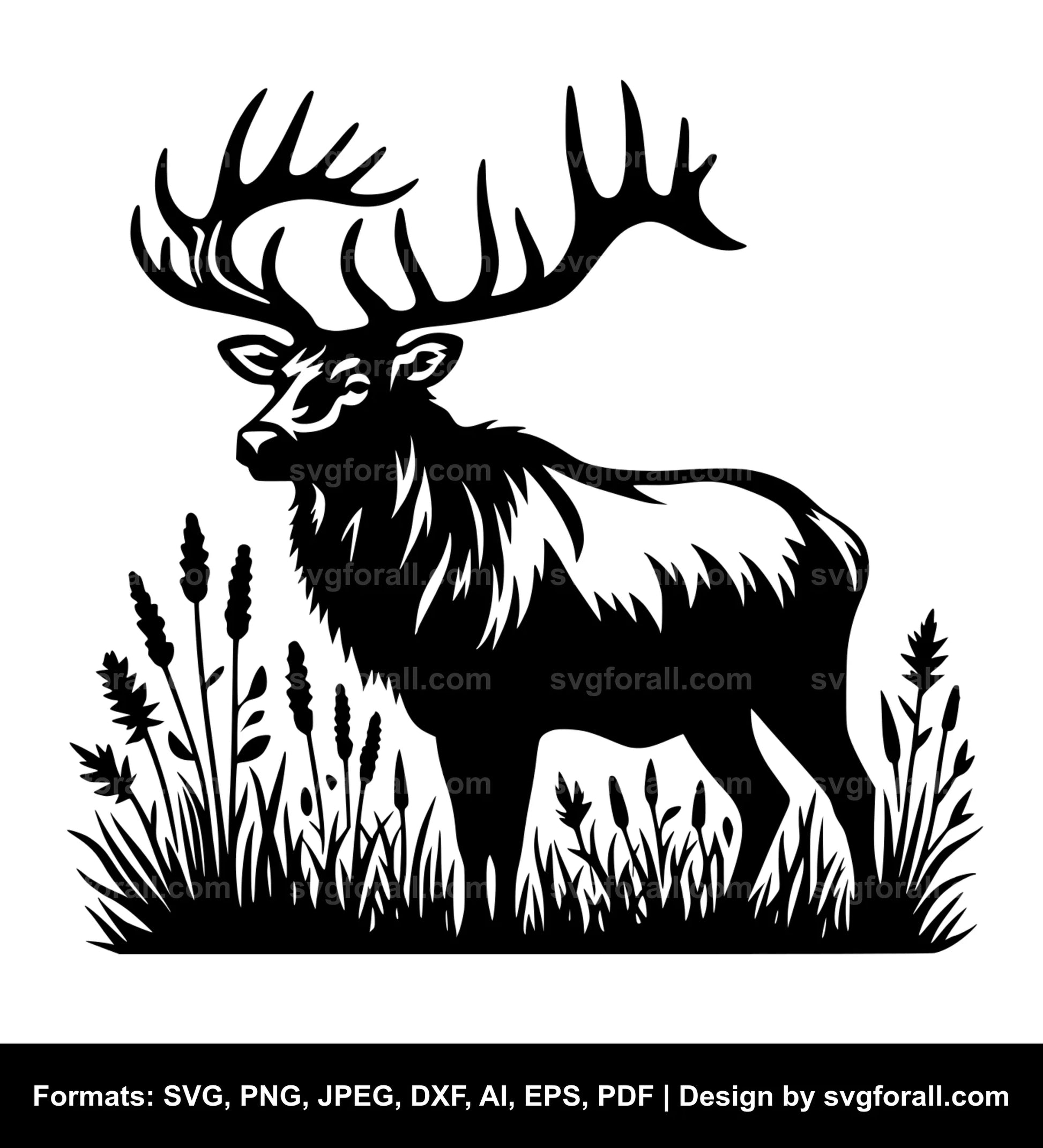 Cow Elk Cricut SVG