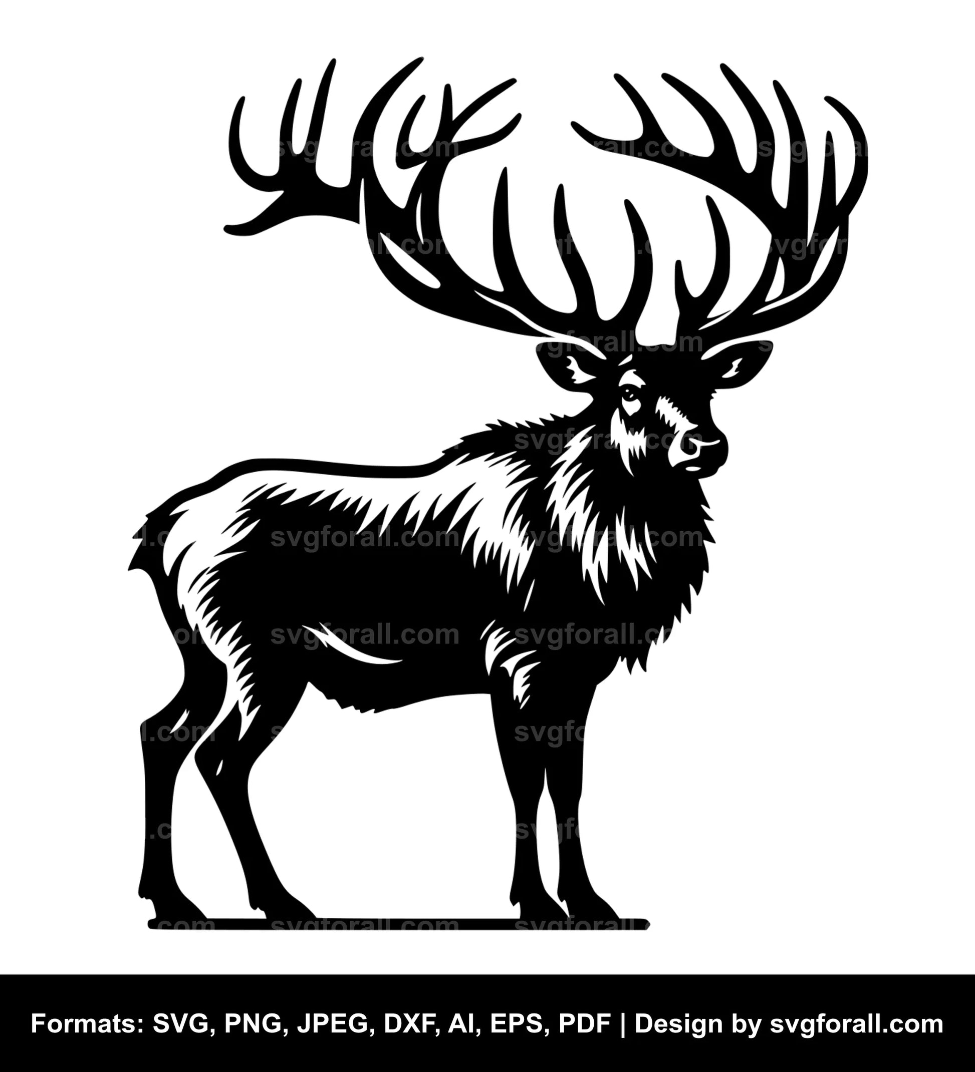 Cow Elk SVG