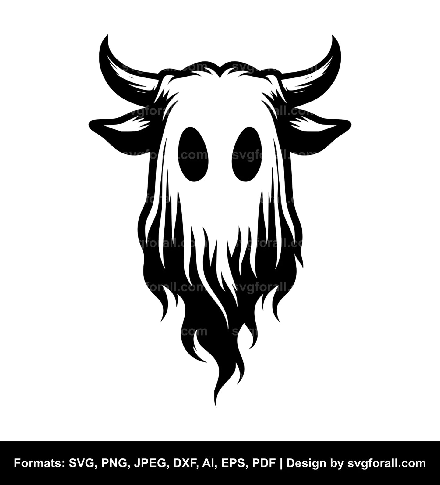 Cow Ghost SVG