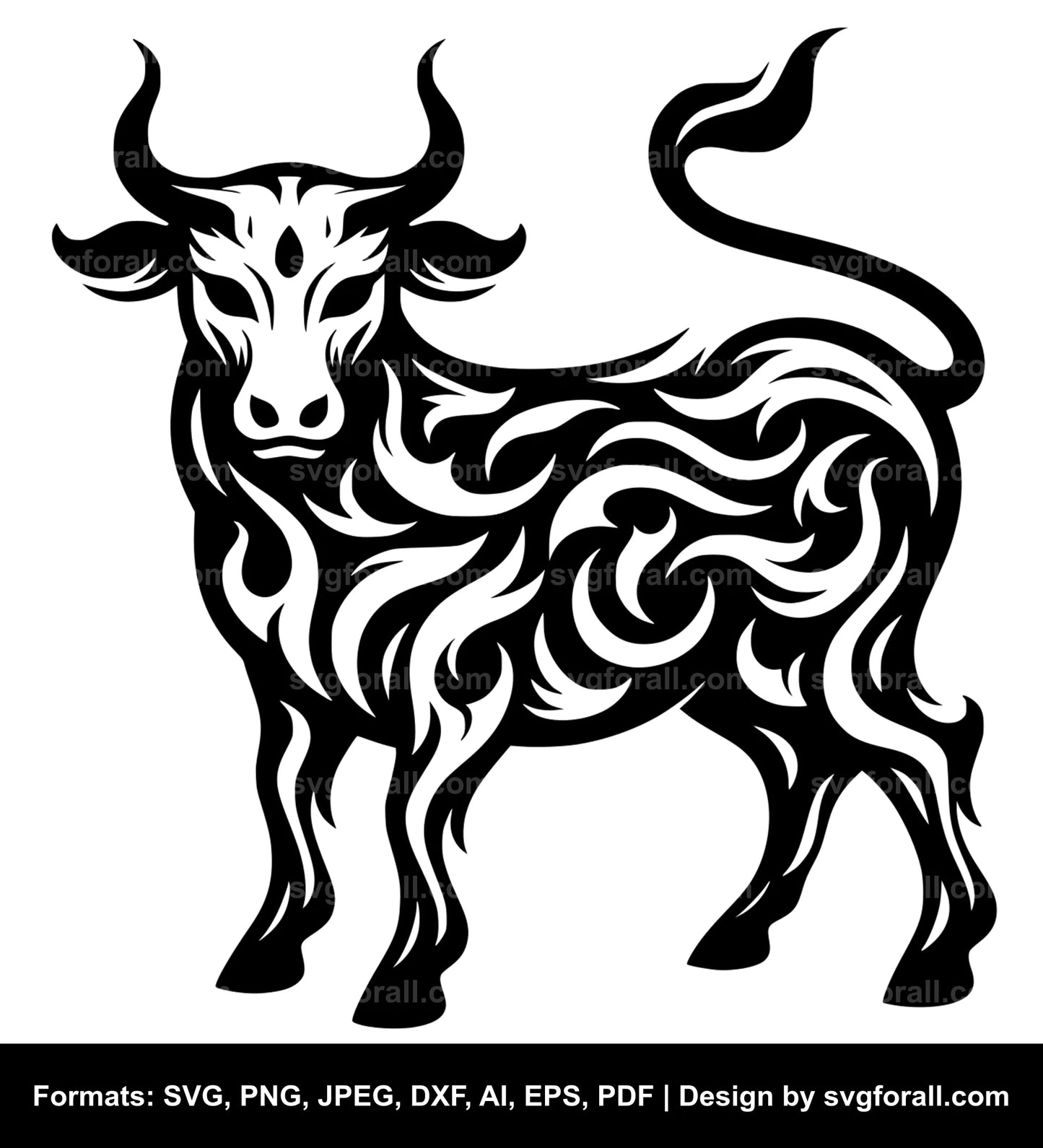 Cow Ghost SVG Design