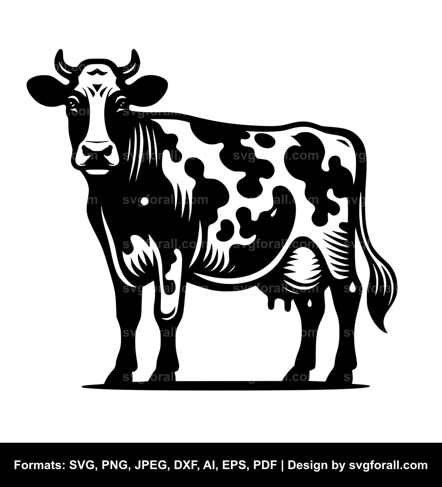 Cow SVG Vector