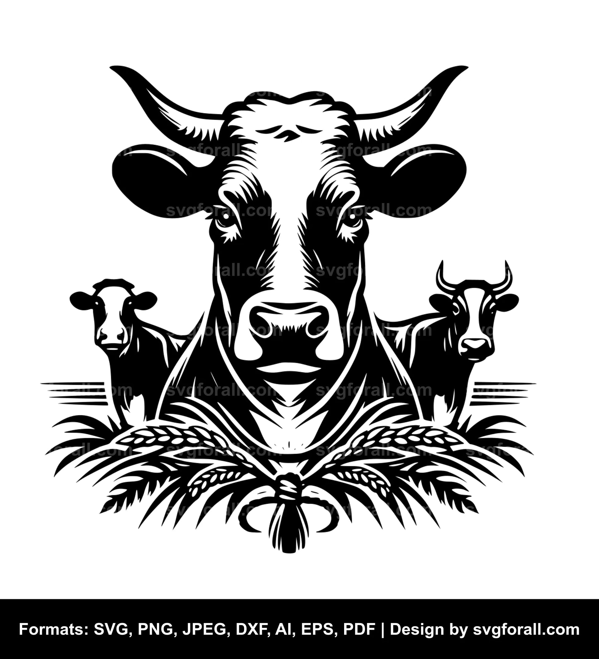 Cow SVG Vector File