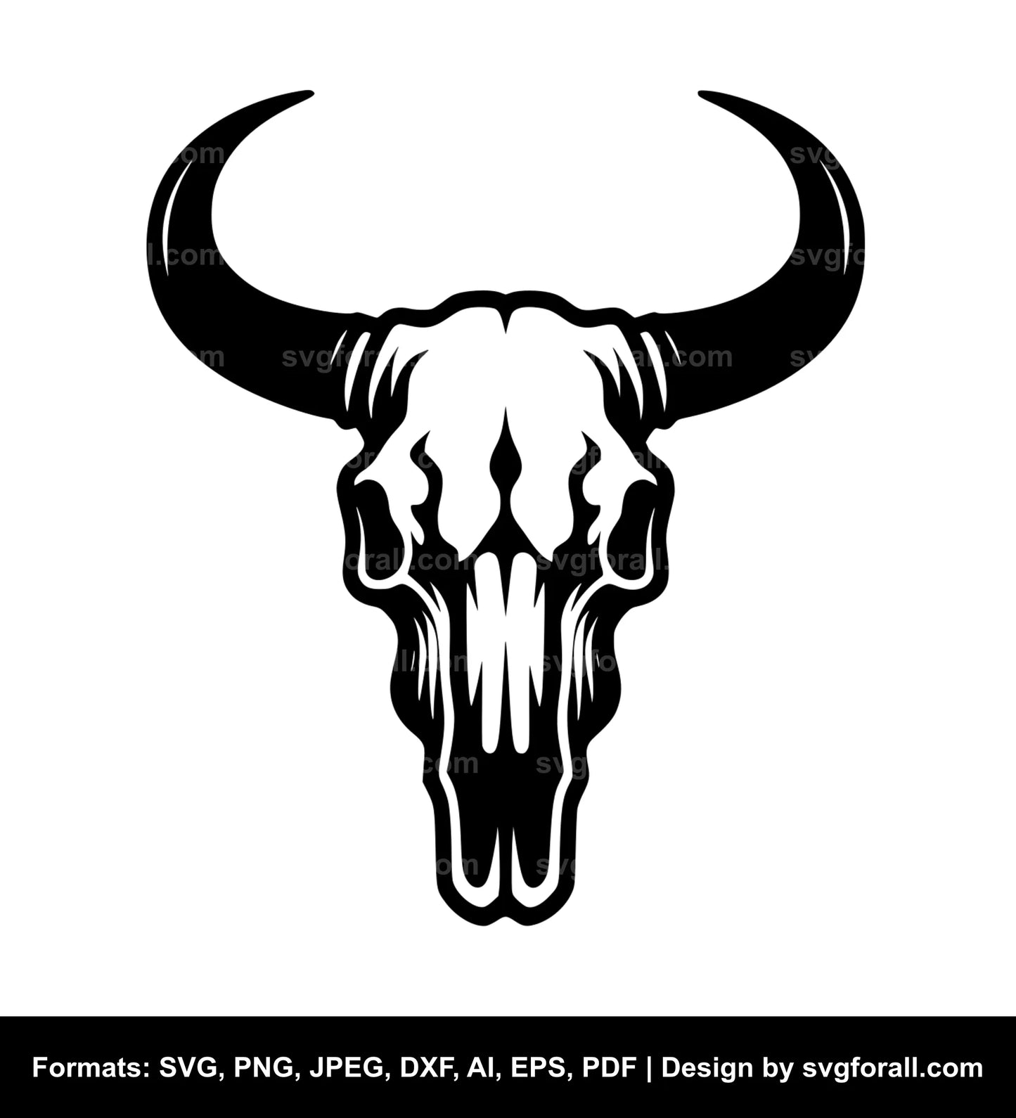 Cow Skull Cricut SVG