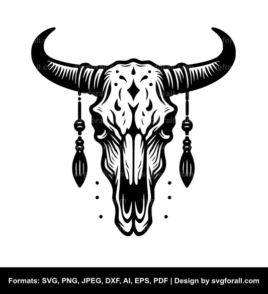 Cow Skull SVG PNG