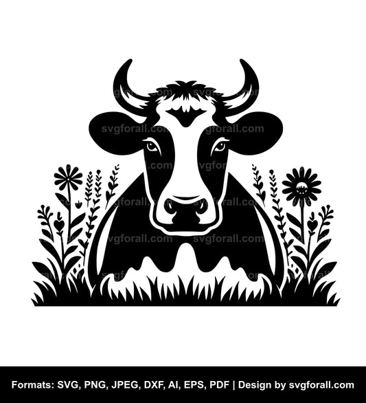 Cow Vector SVG