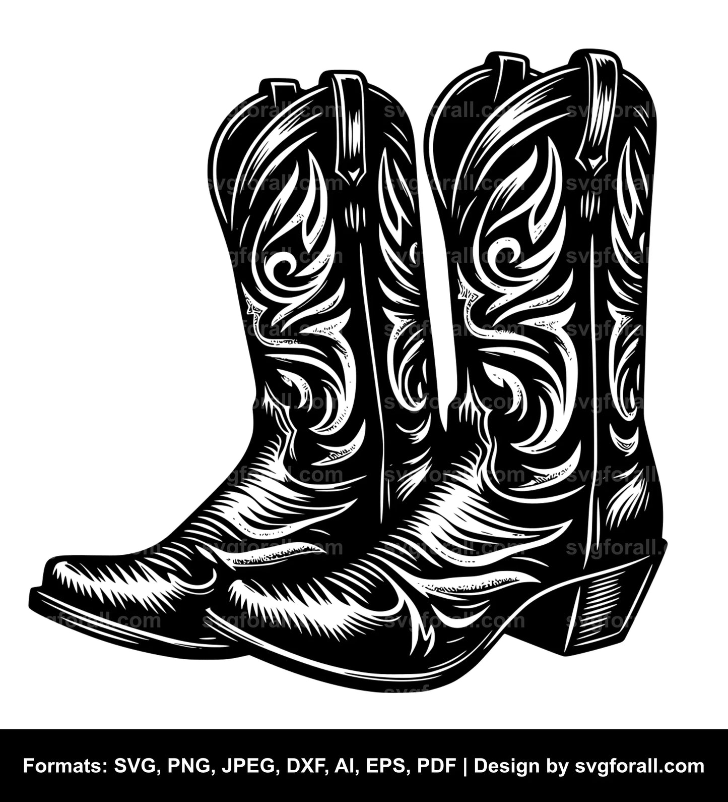 Cowboy Boots SVG