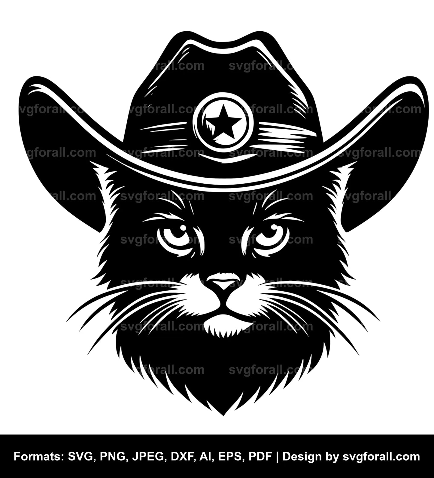 Cowboy Cat SVG