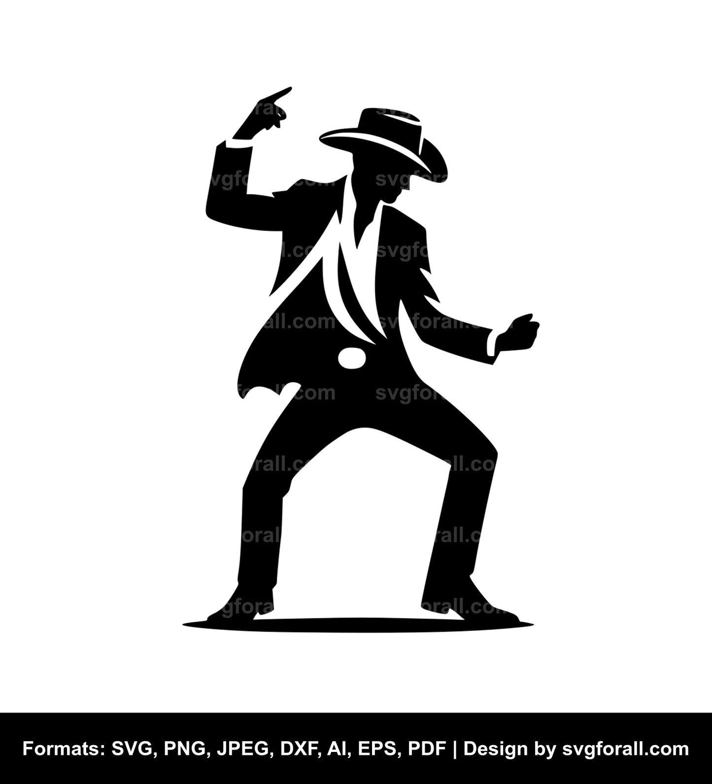 Cowboy Dancing Cricut SVG