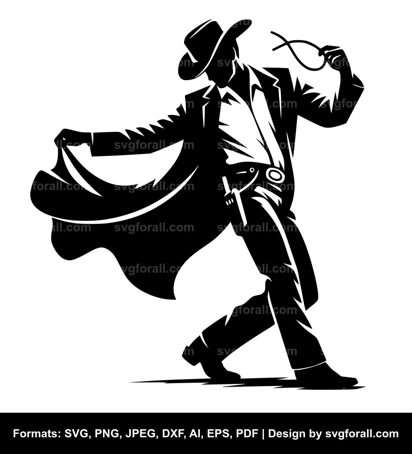 Cowboy Dancing SVG