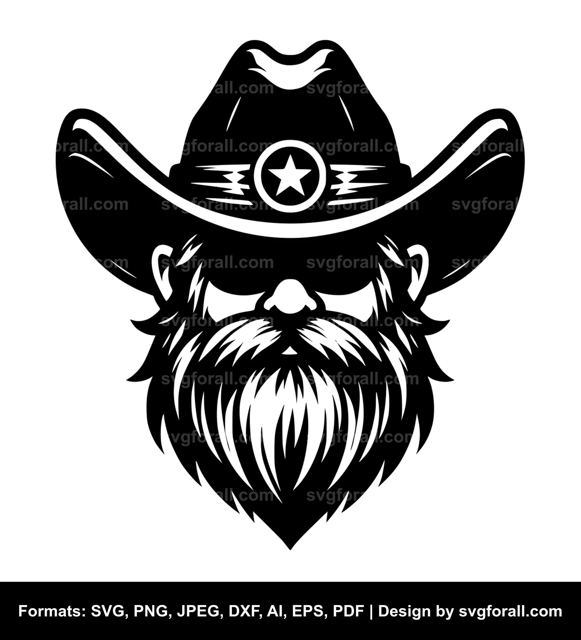 Cowboy Gnome SVG Design