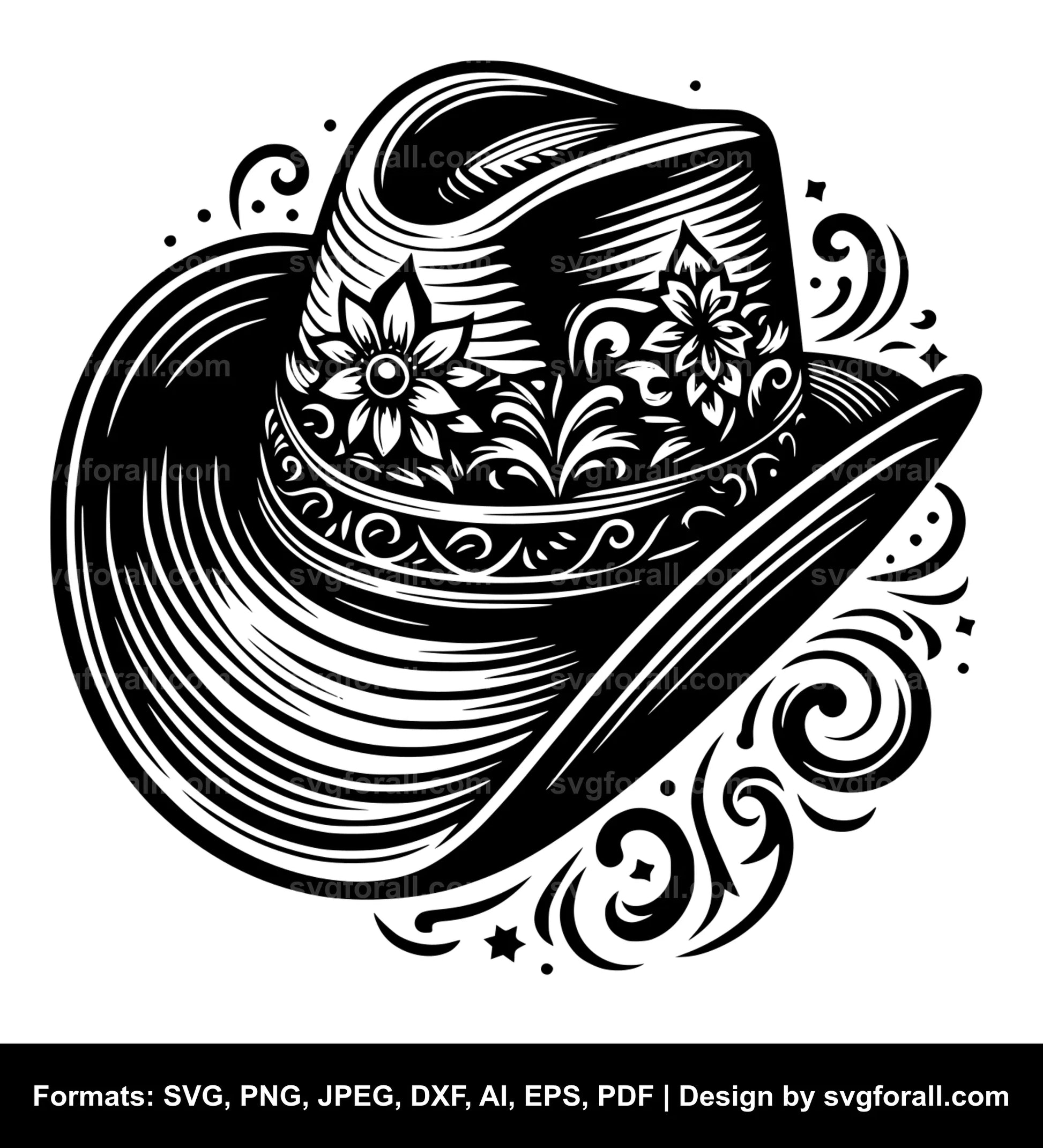 Cowboy Hat SVG File