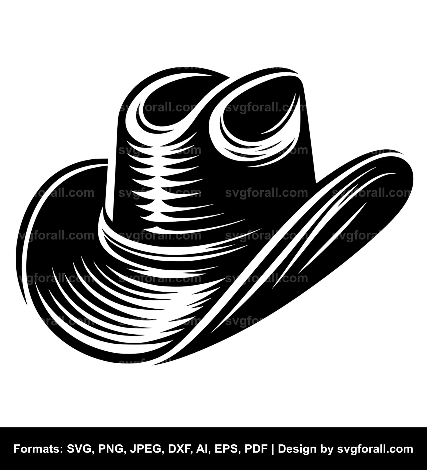 Cowboy Hat SVG PNG