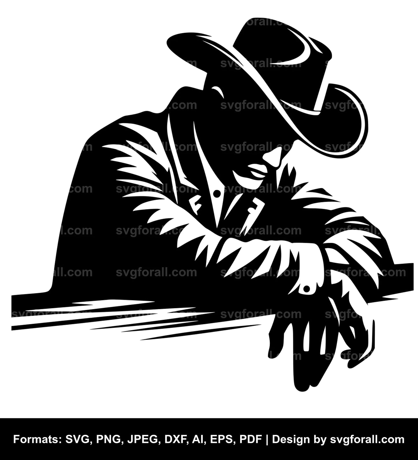 Cowboy SVG Clip Art