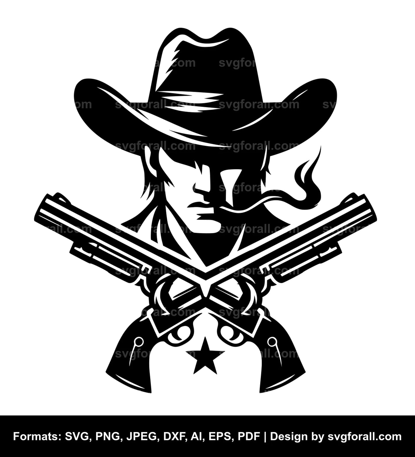 Cowboy SVG Clipart