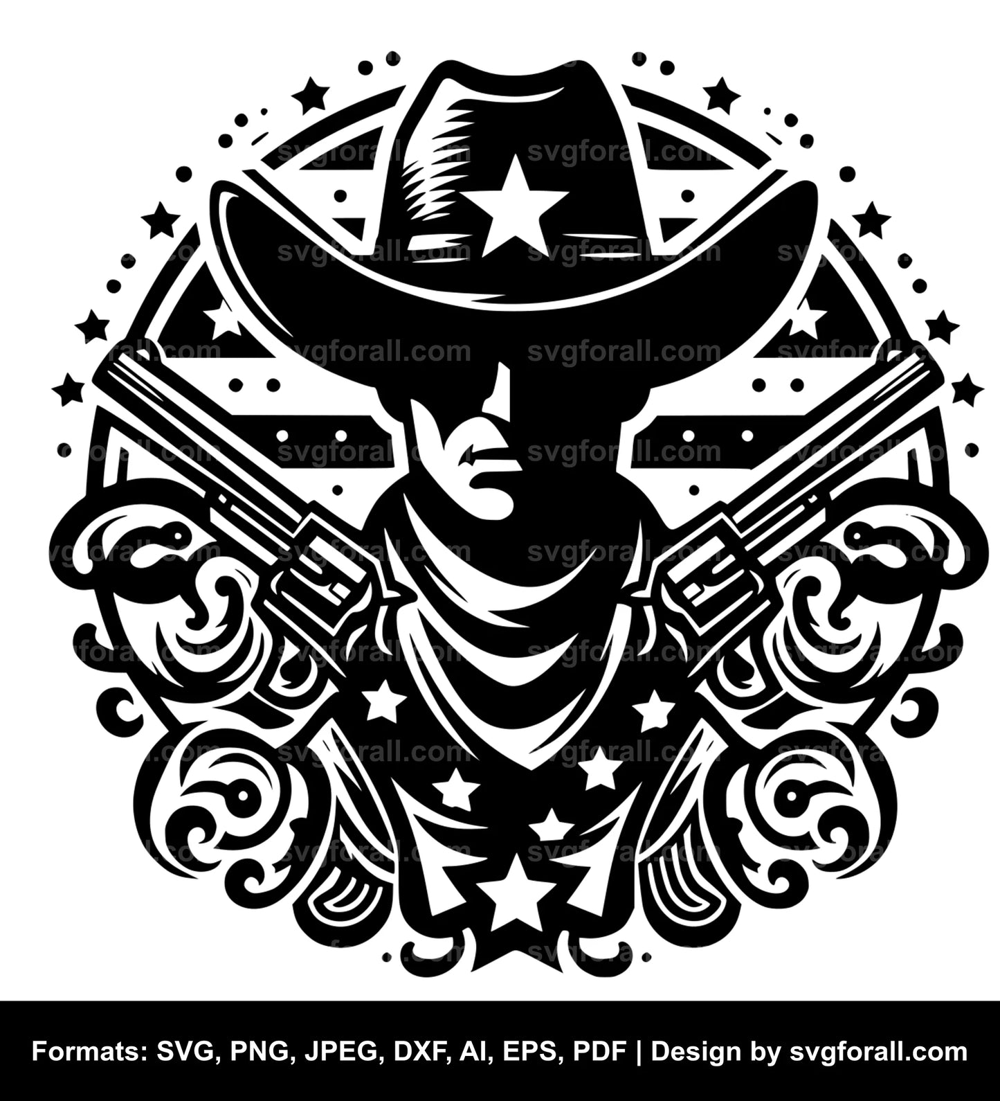 Cowboy SVG Cut Files