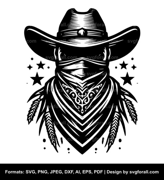 Cowboy SVG For Diy Projects