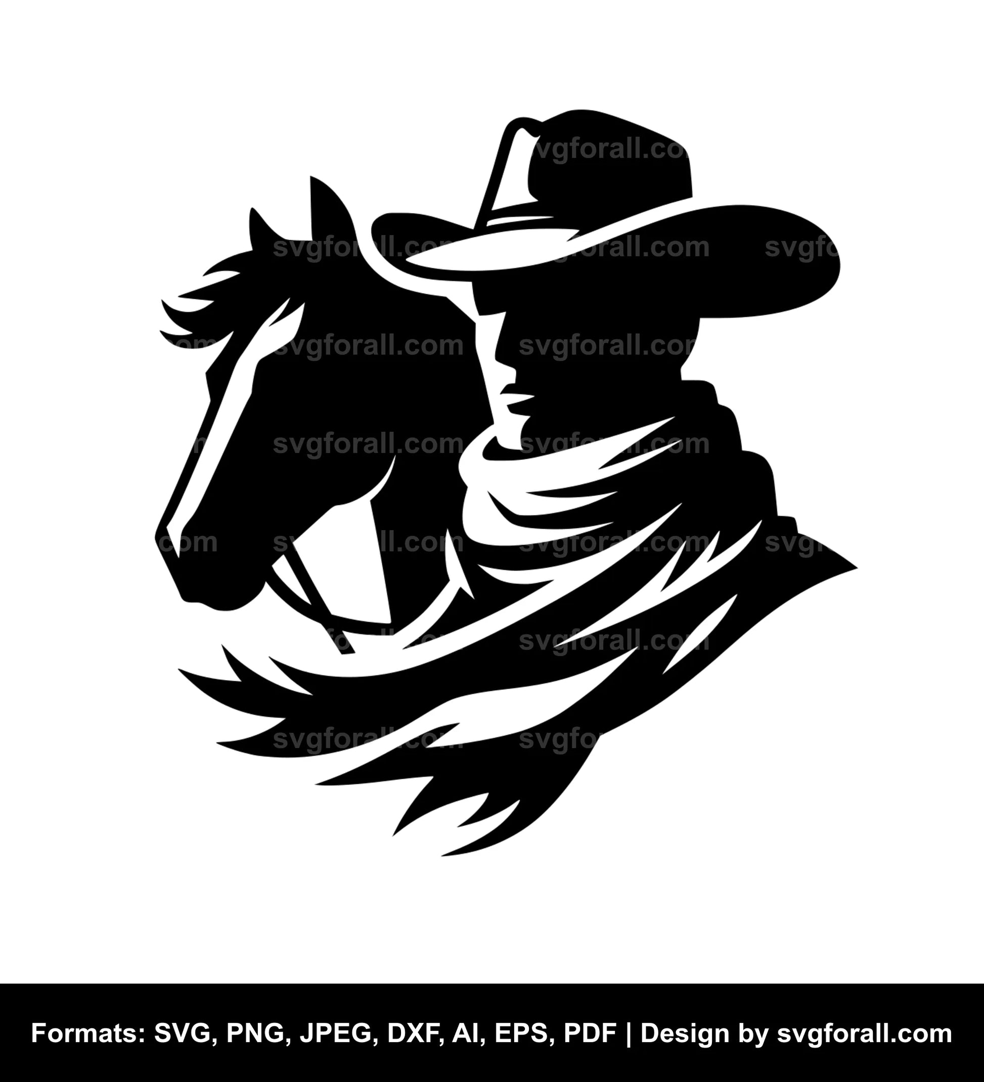 Cowboy SVG High Resolution