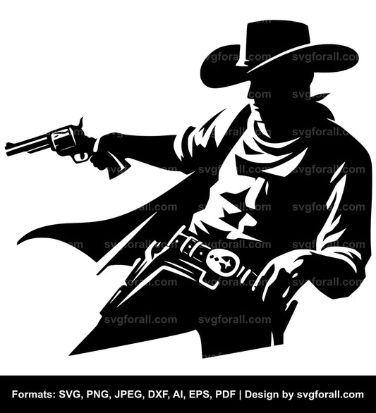 Cowboy SVG Illustration