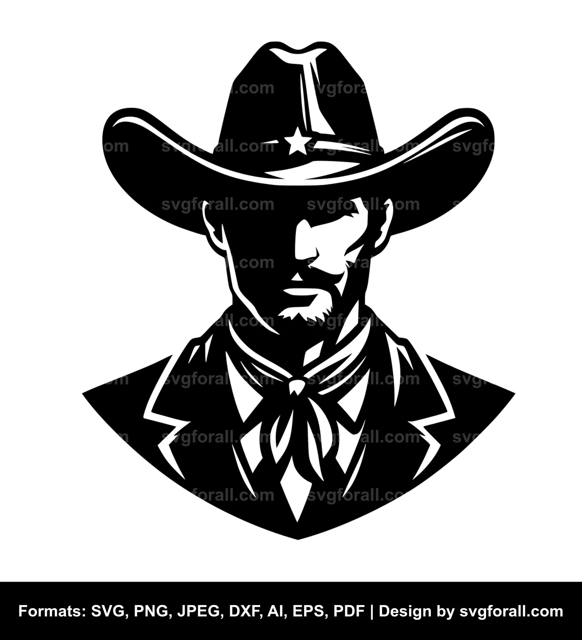 Cowboy SVG Vector File