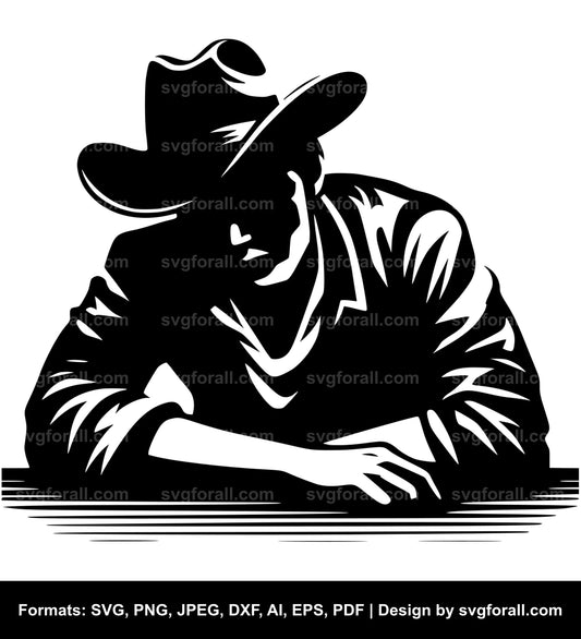 Cowboy Vector SVG