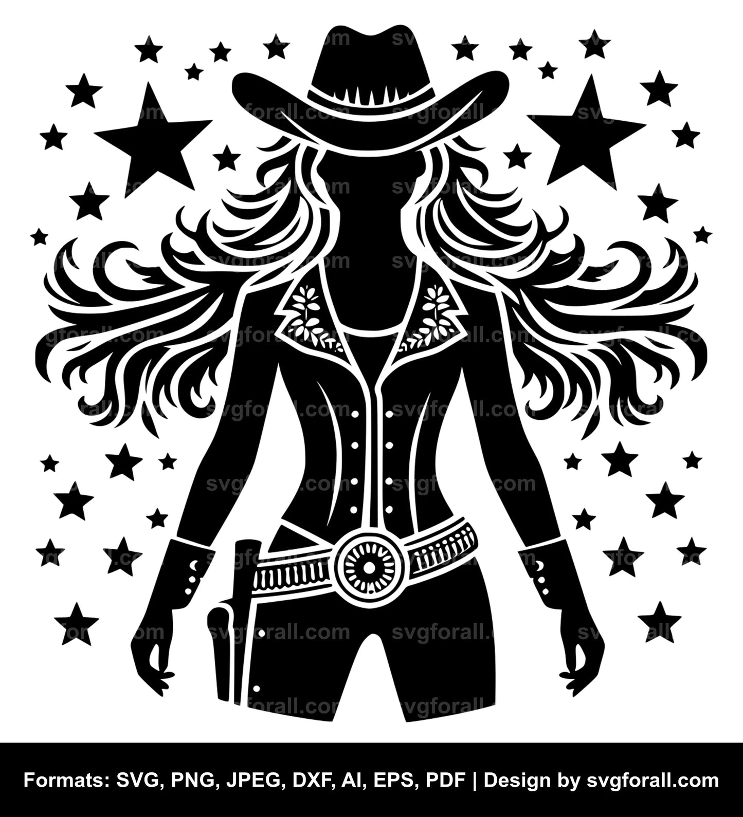 Cowgirl SVG