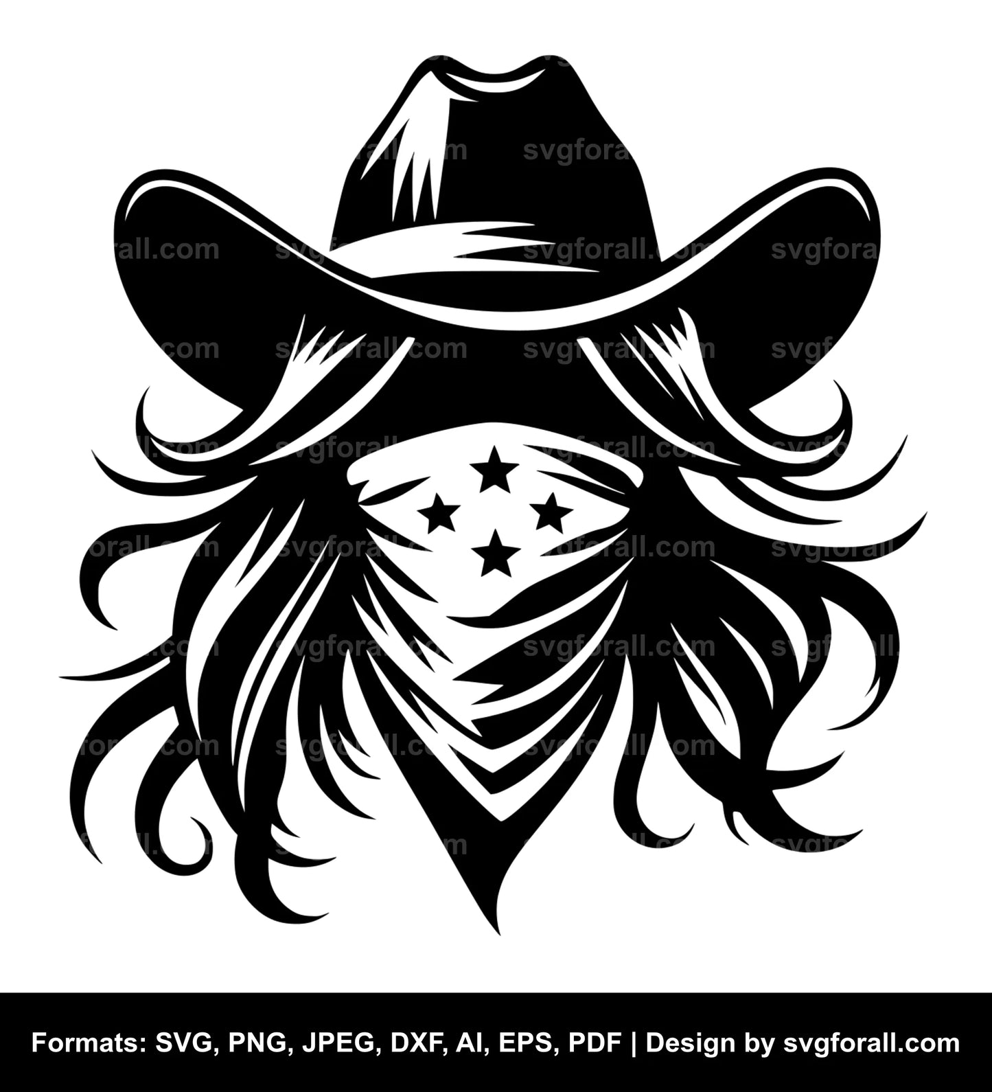 Cowgirl SVG Cut File