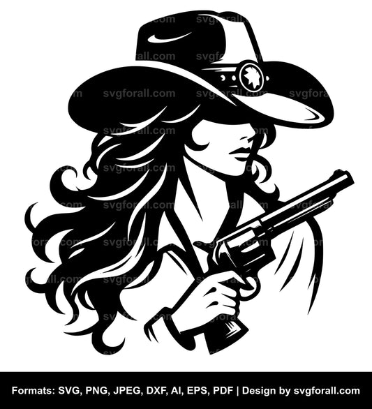 Cowgirl SVG File