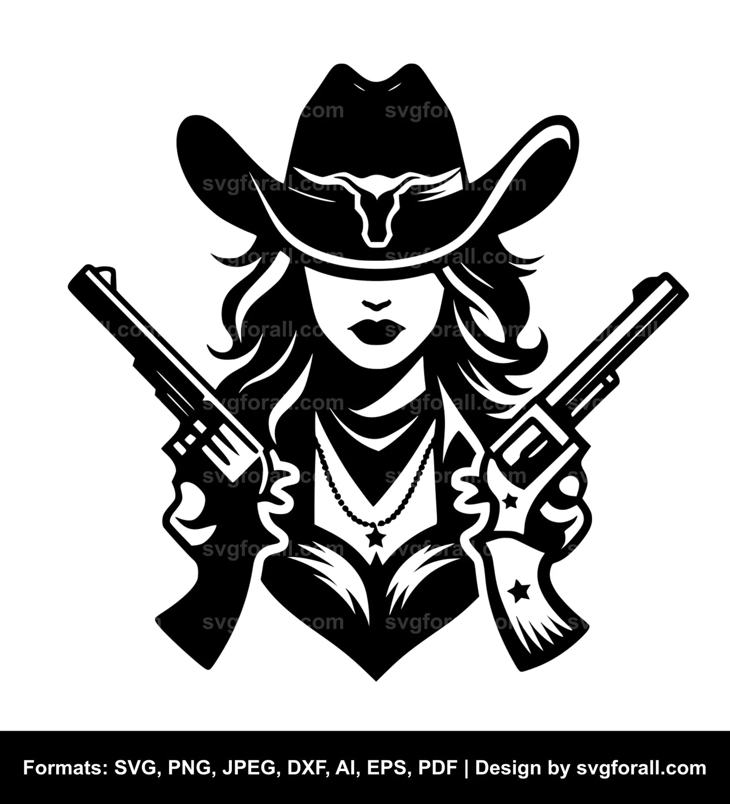 Cowgirl SVG Vector