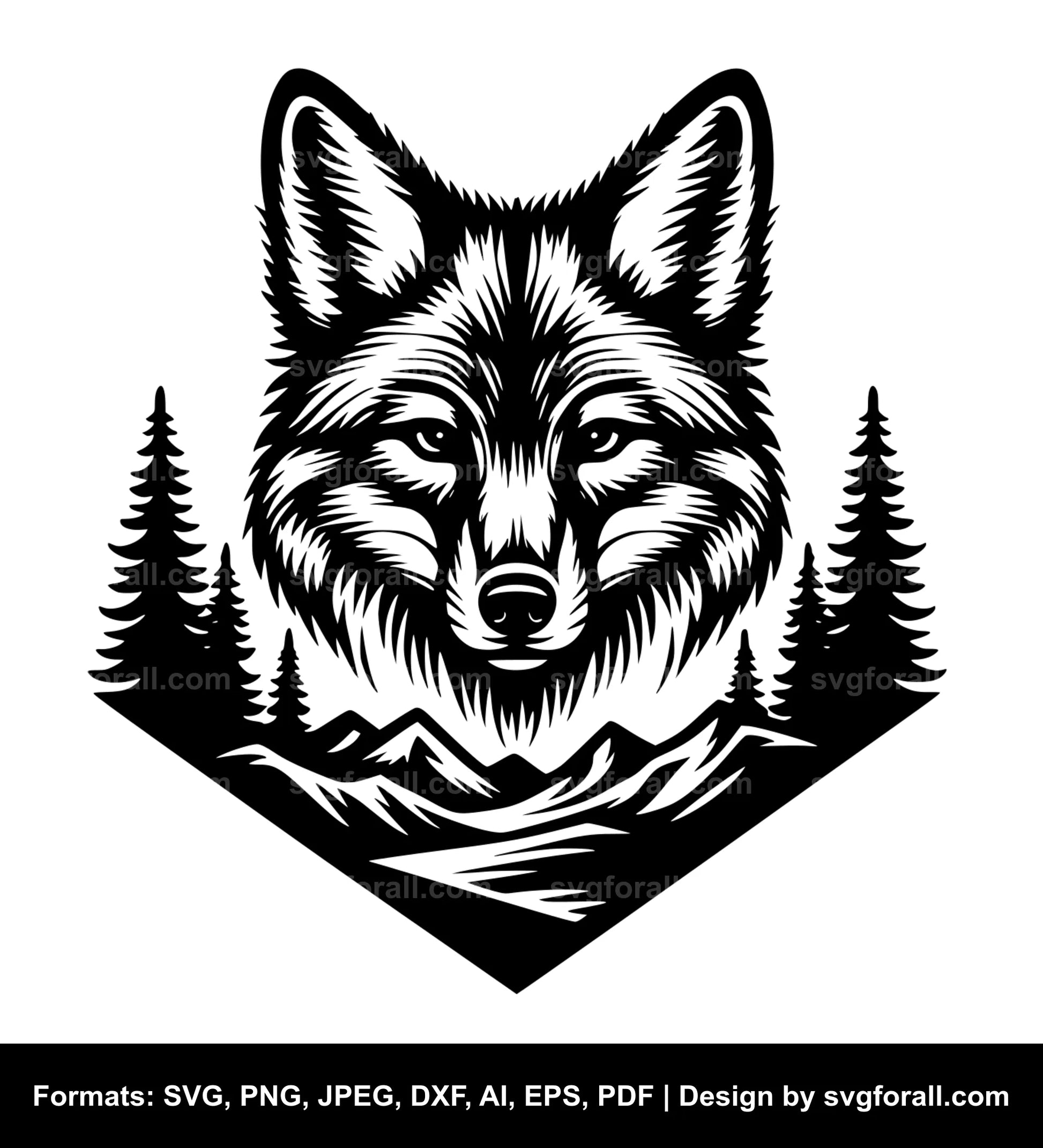 Coyote Vector SVG