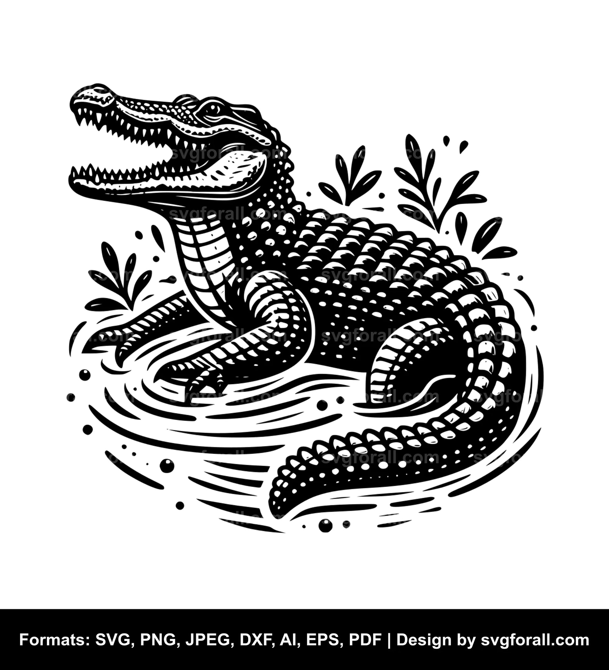 Crocodile Cricut SVG